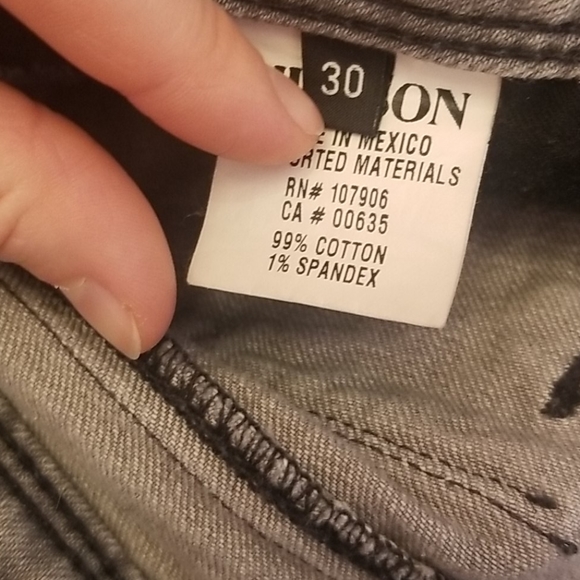 HUDSON grey wash jeans - Picture 7 of 9